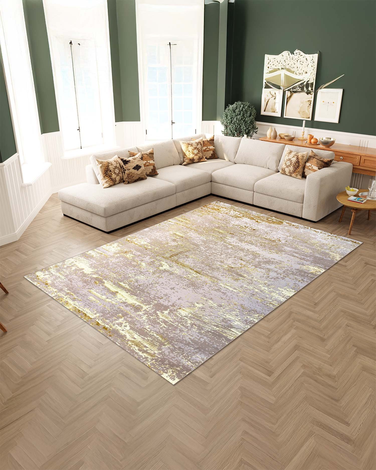 Alfombra Turca Delta 147 Dorado