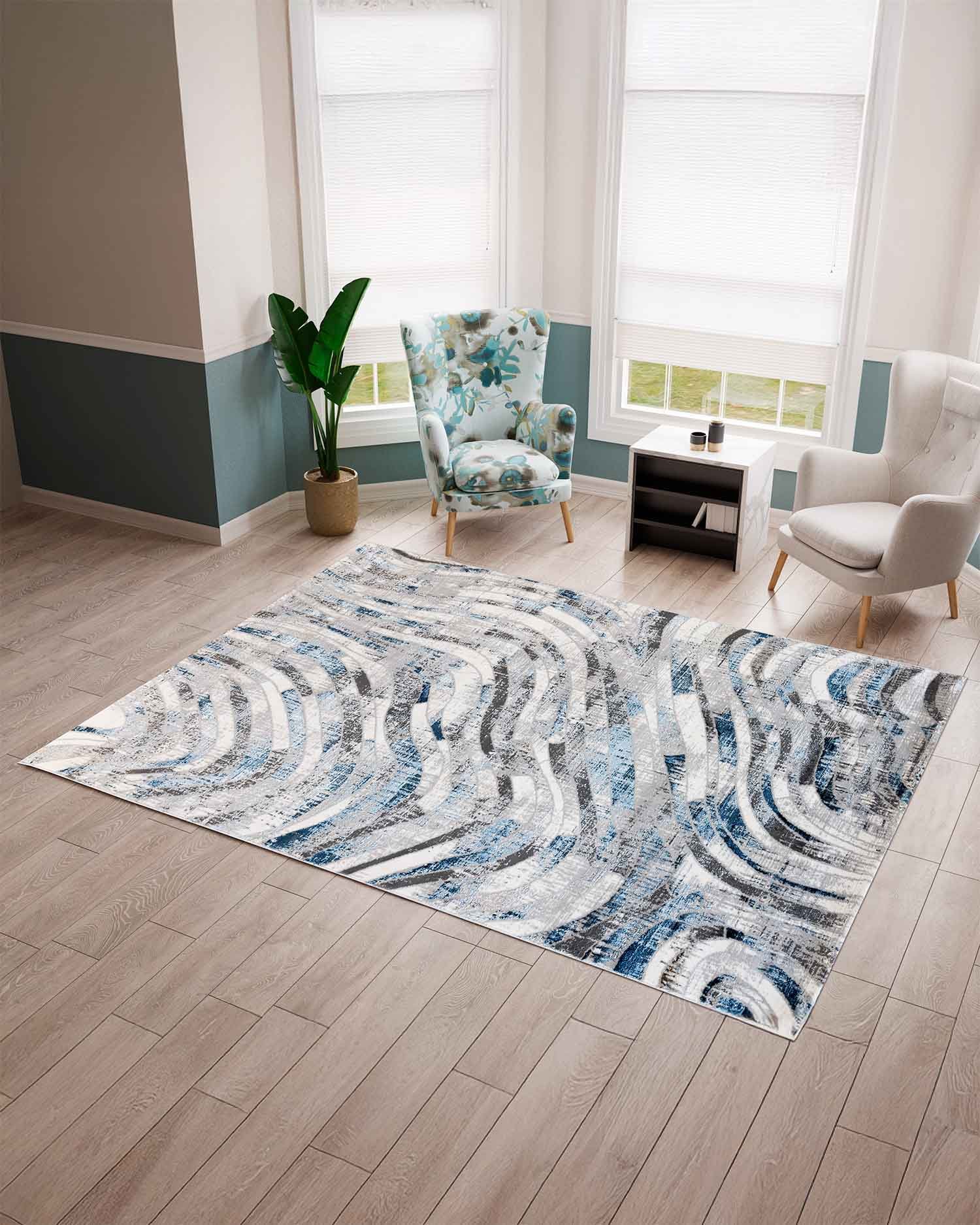 Alfombra Turca Sigma 194a azul
