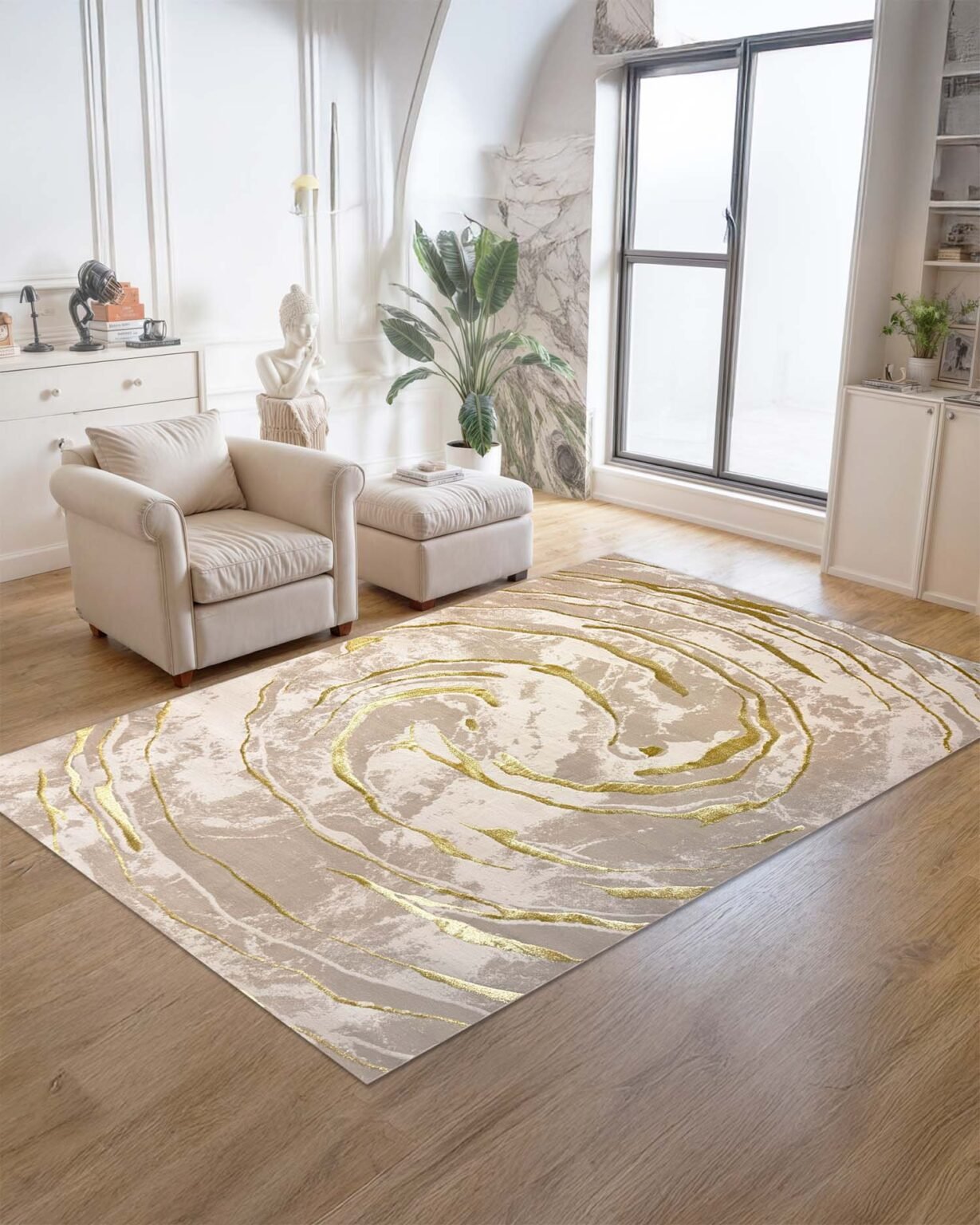Alfombra Turca Delta 211A Dorado