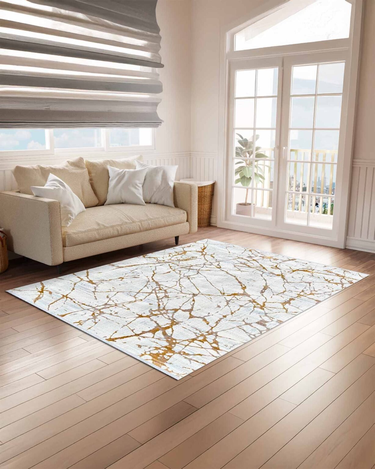 Alfombra Turca Lotus 418 Gold