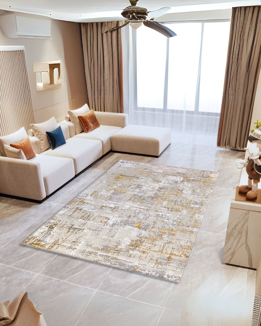 Alfombra Turca loft 798 white