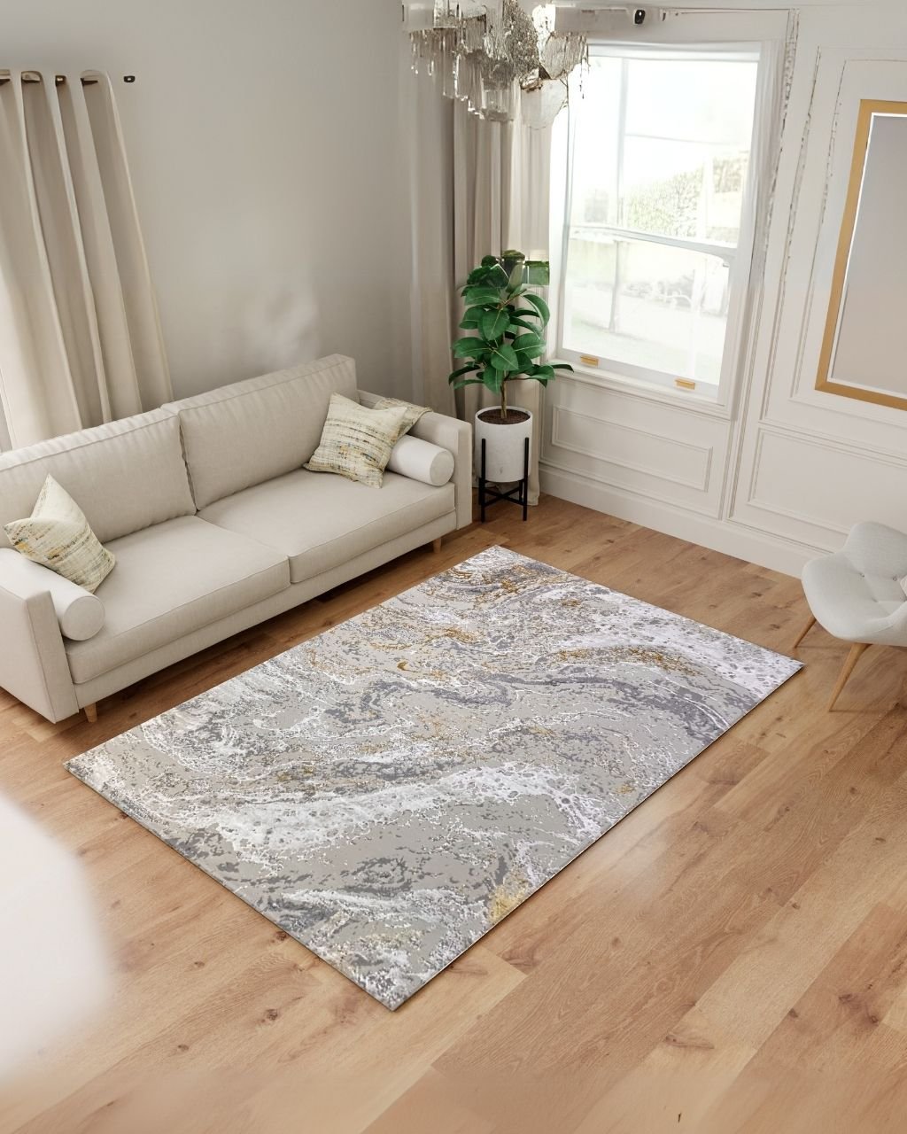 Alfombra Turca loft 799 white