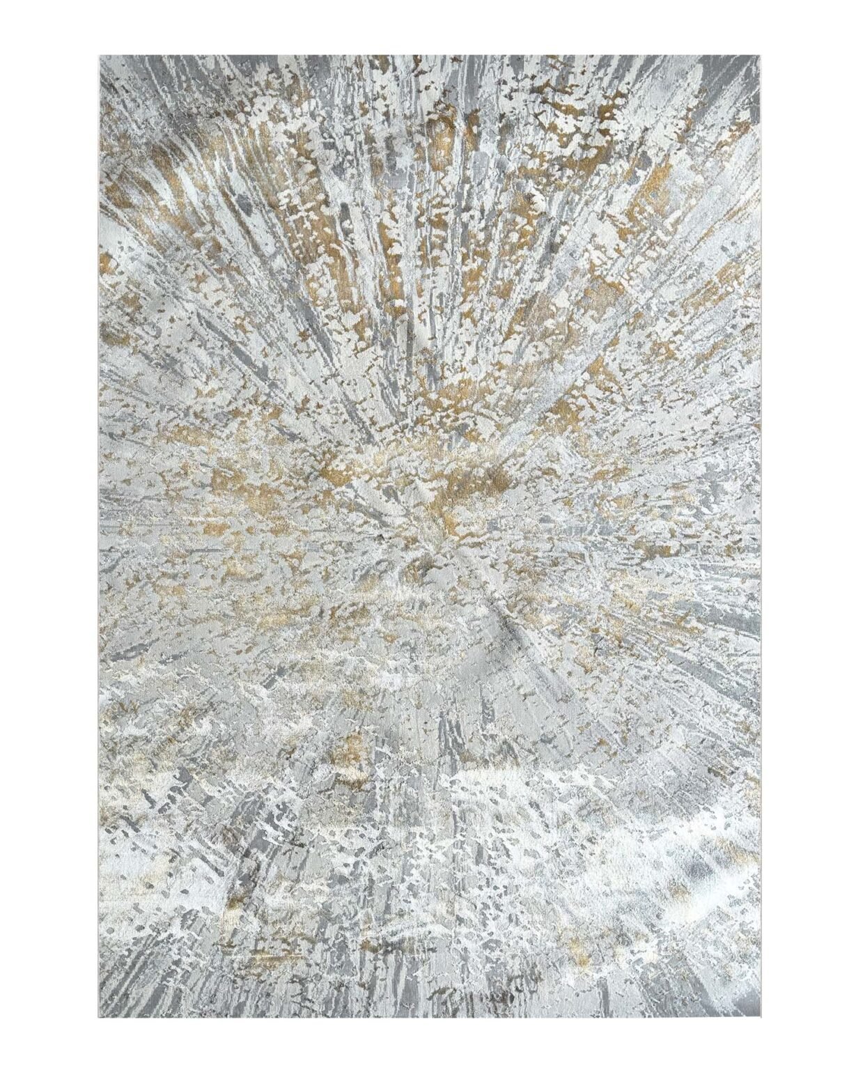 Alfombra Turca colección Arte 80373 grey gold