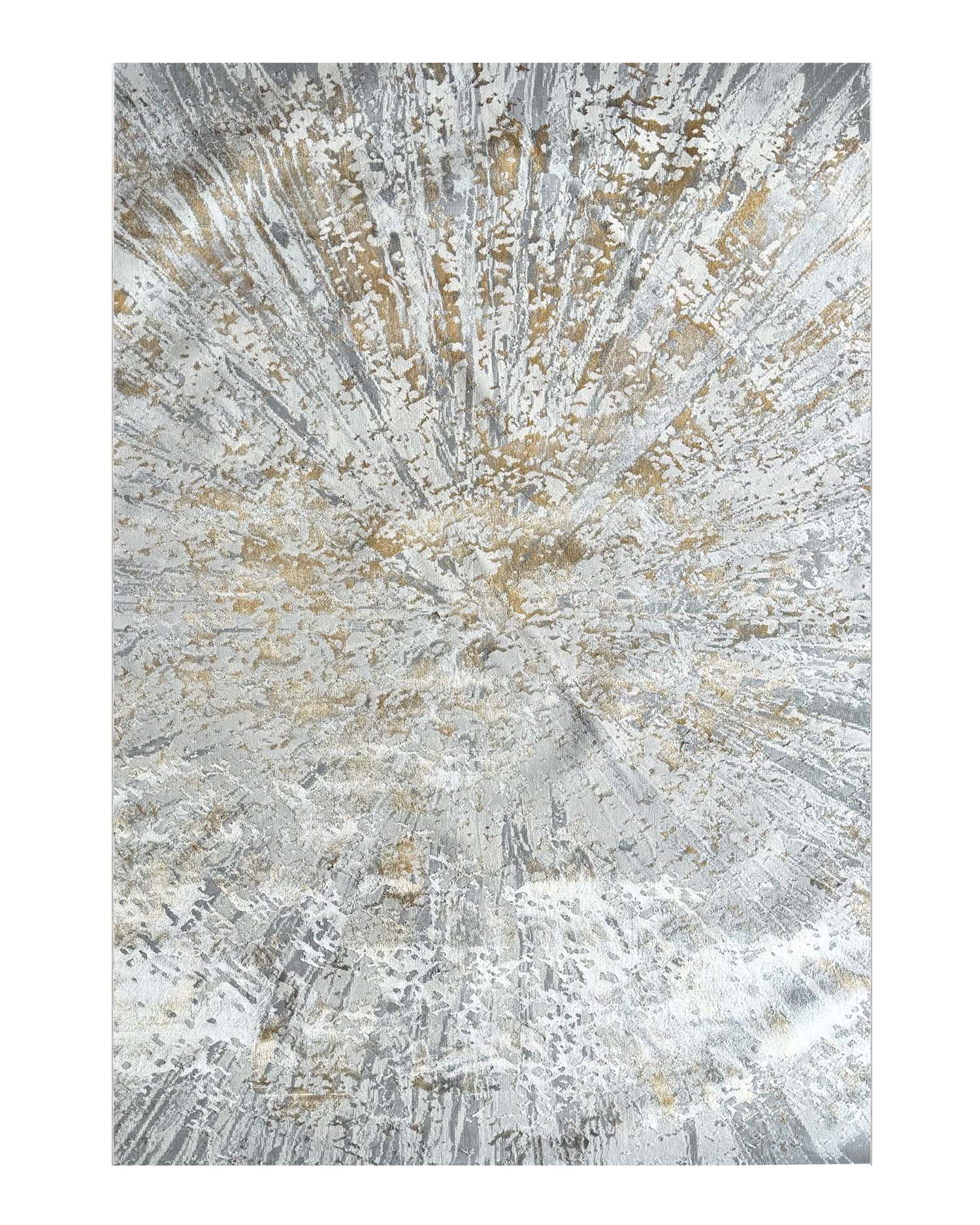 Alfombra Turca colección Arte 80373 grey gold