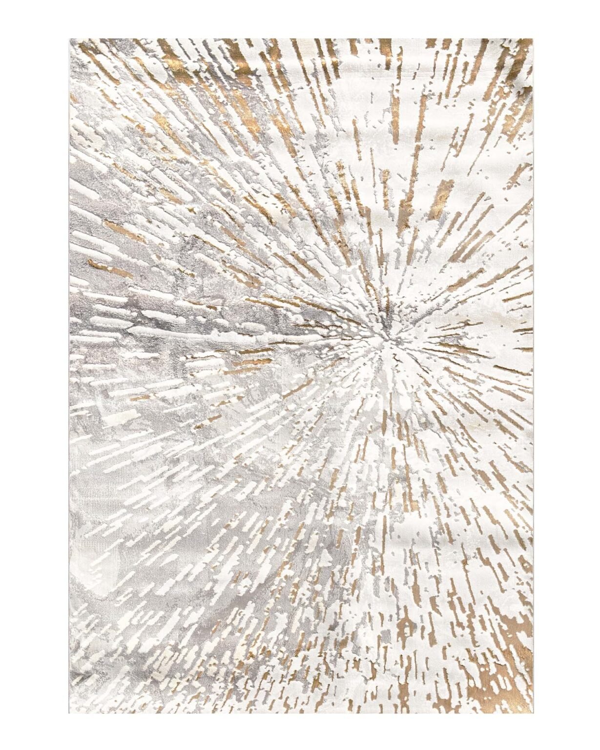 Alfombra Turca Arte 8309 Blanco DOrado