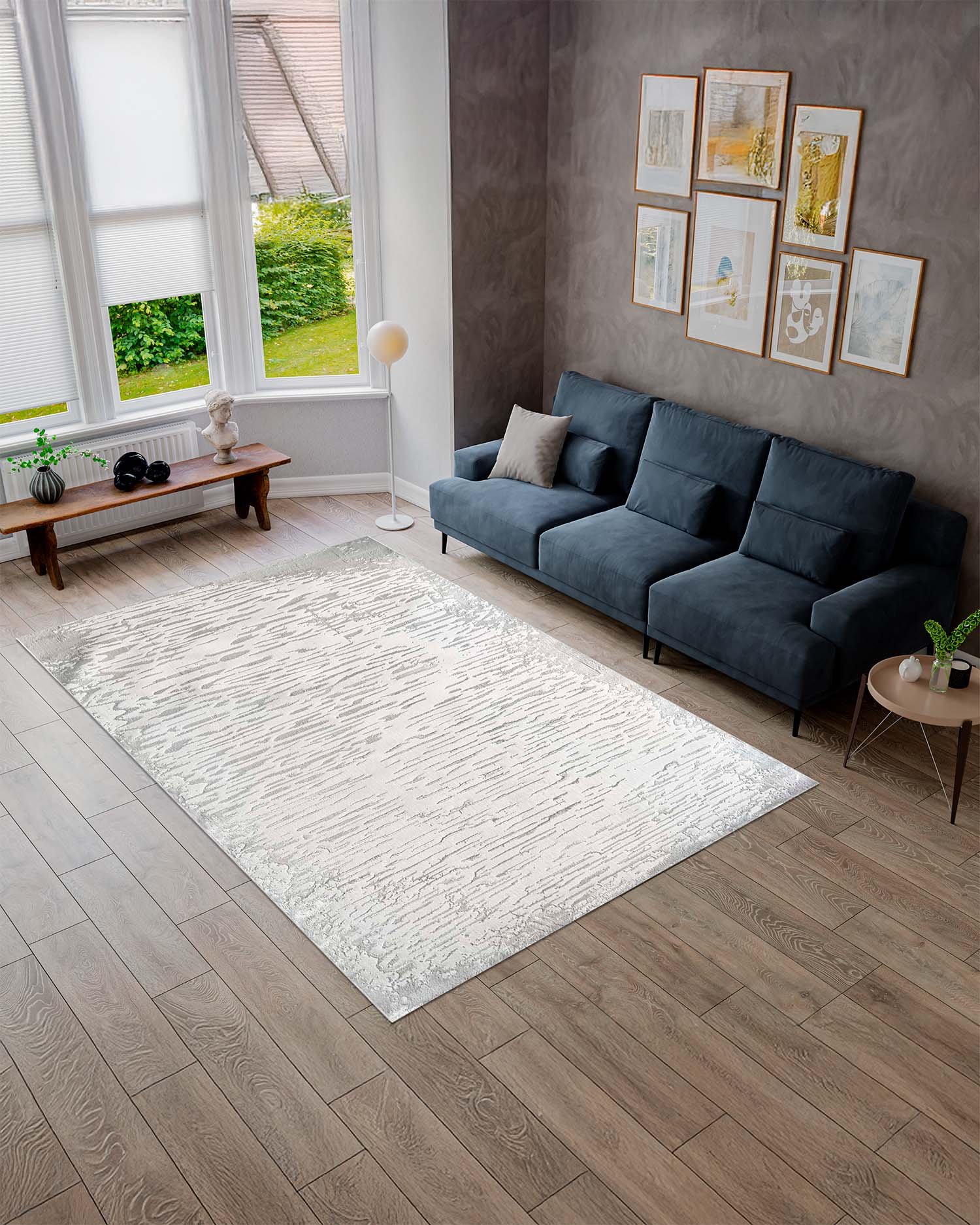 Alfombra Turca Arte 8429 White Cream
